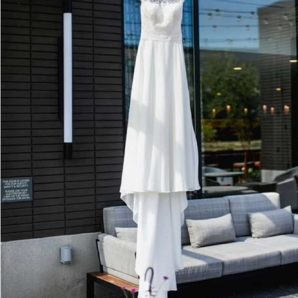 Mon Cheri Stylish, Modest and Elegant Ivory/Nude Wedding Dress - Picture 5 of 8